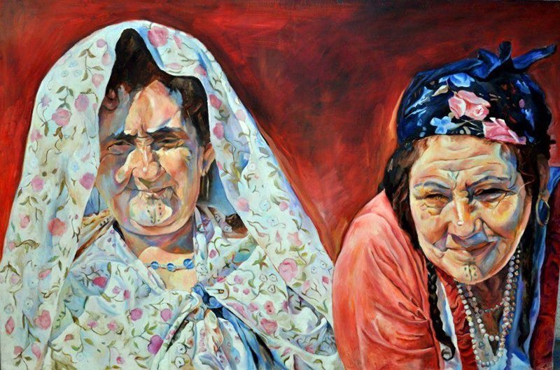 من أعمال الفنانة التشكيلية مريم العباني